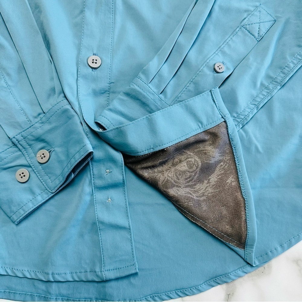 Dakota‎ Grizzly Boone Long Sleeve Shirt Mens S Athletic Fishing PGA Outdoors BKE - Picture 5 of 6